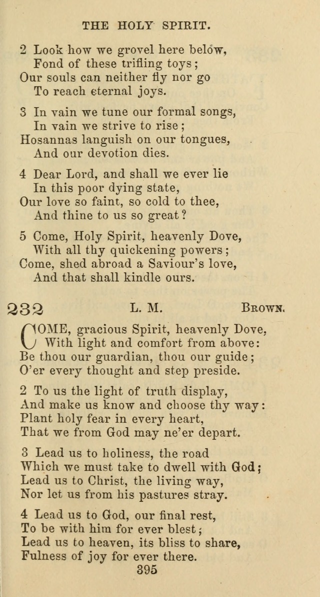 Psalms and Hymns: adapted to social, private and public worship in the Cumberland Presbyterian Chruch page 395