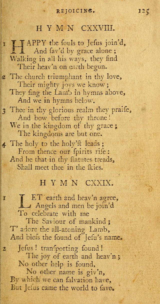 A Pocket hymn book, designed as a constant companion for the pious: collected from various authors page 132