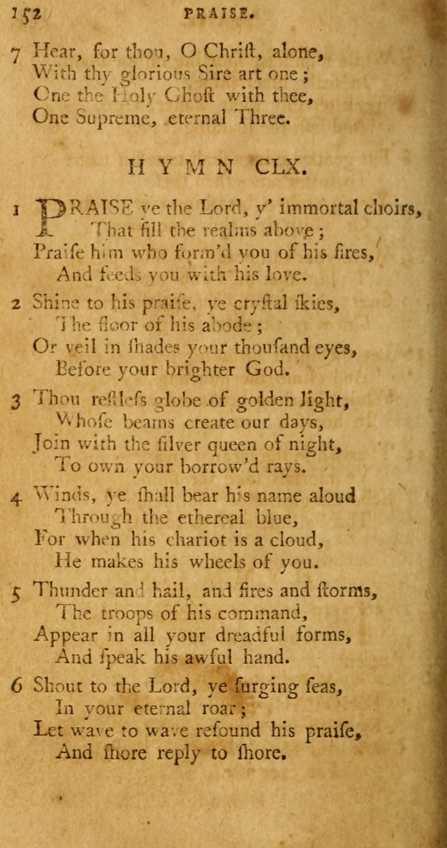 A Pocket hymn book, designed as a constant companion for the pious: collected from various authors page 159