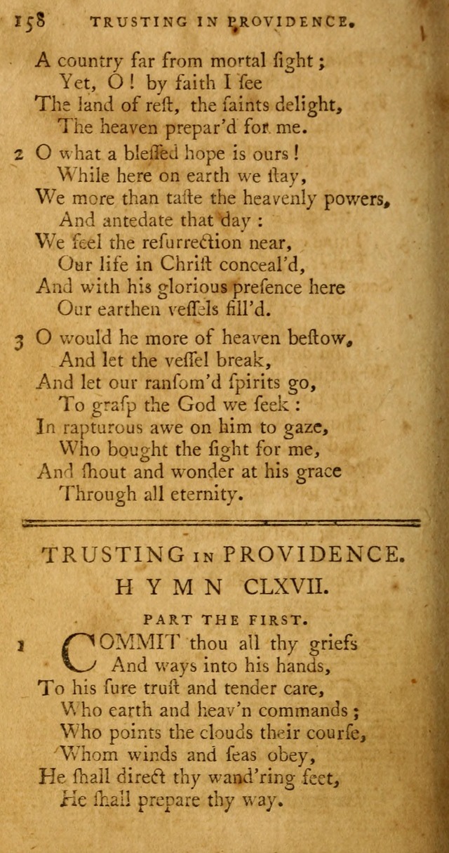 A Pocket hymn book, designed as a constant companion for the pious: collected from various authors page 165