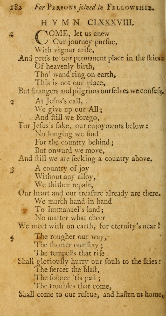 A Pocket hymn book, designed as a constant companion for the pious: collected from various authors page 189