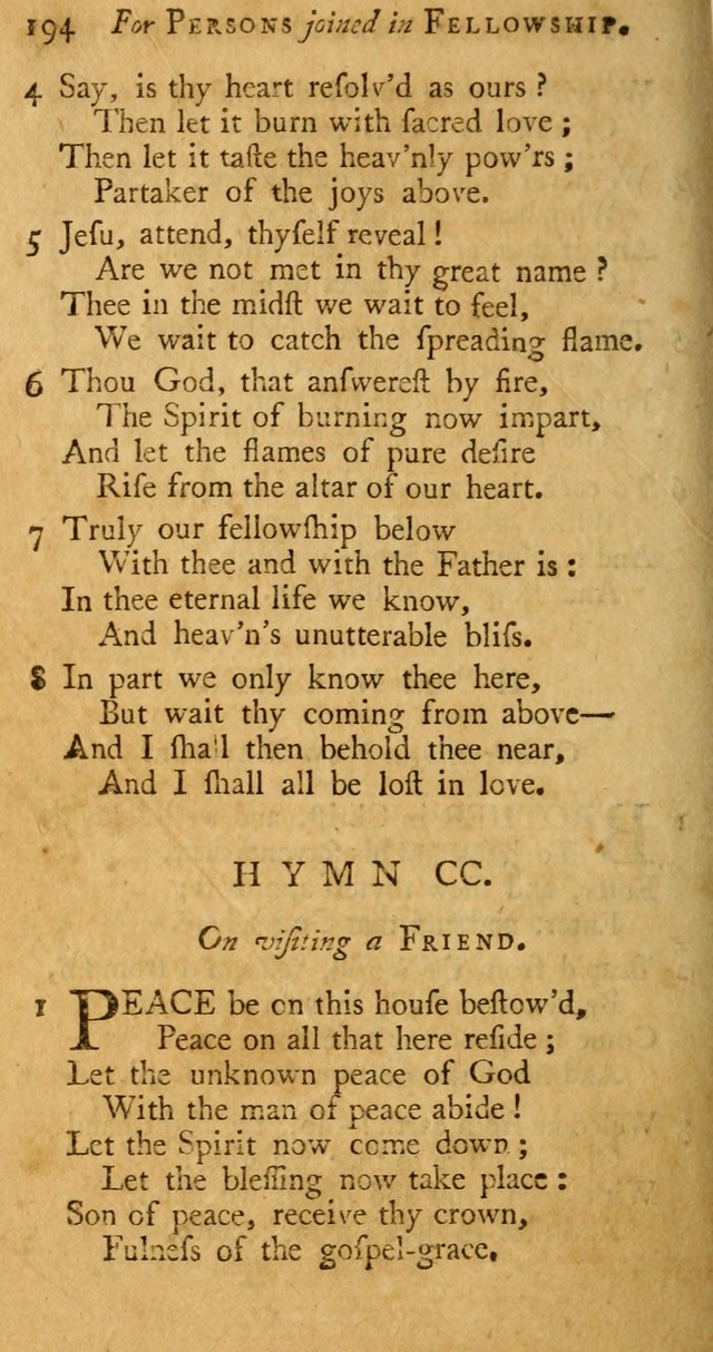 A Pocket hymn book, designed as a constant companion for the pious: collected from various authors page 201