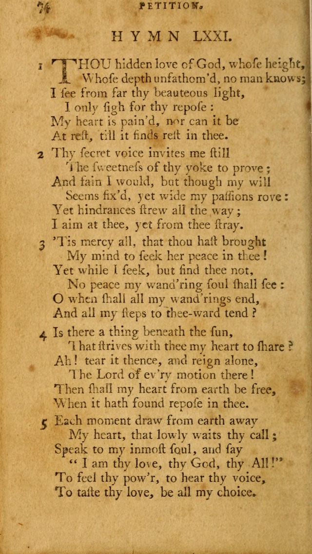 A Pocket hymn book, designed as a constant companion for the pious: collected from various authors page 81