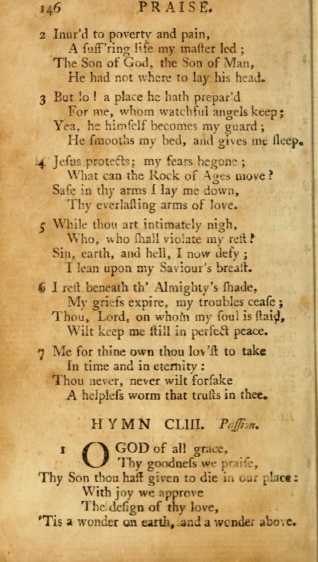 A Pocket hymn-book, designed as a constant companion for the pious: collected from various authors (11th ed.) page 146