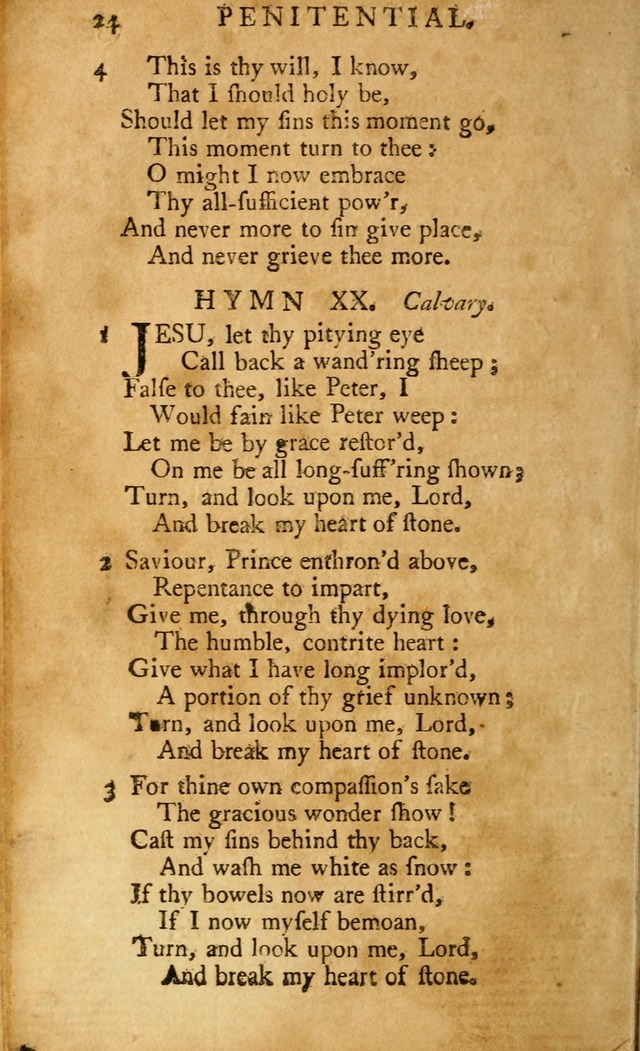 A Pocket hymn-book, designed as a constant companion for the pious: collected from various authors (11th ed.) page 24