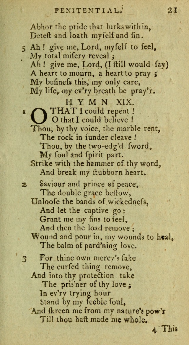 A Pocket Hymn Book: designed as a constant companion for the pious, collected from various authors (9th ed.) page 21