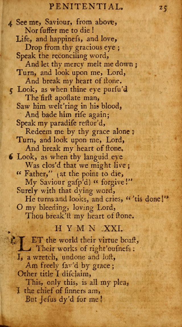 A Pocket Hymn-book: designed as a constant companion for the pious, collected from various authors (18th ed.) page 27