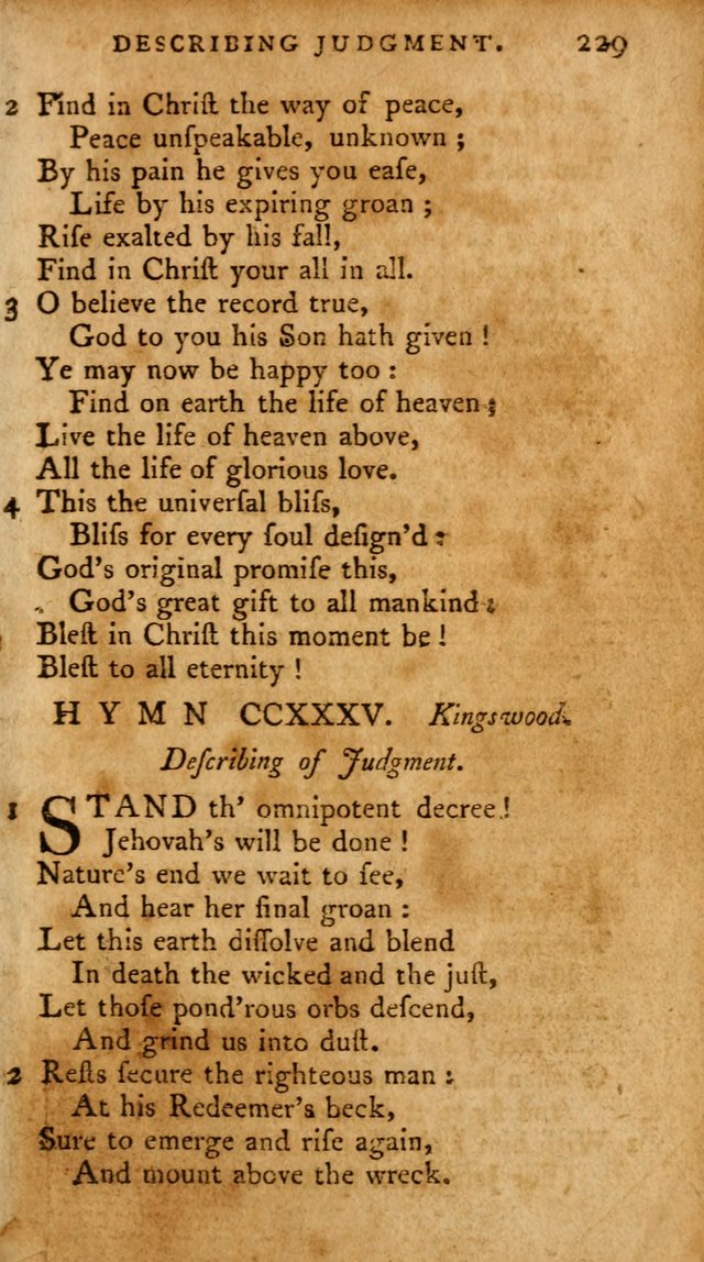 A Pocket Hymn-Book: designed as a constant companion for the pious: collected from various authors. (21st ed.) page 229