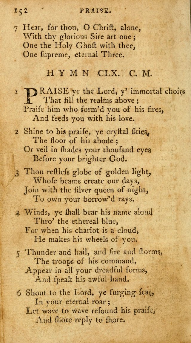 A Pocket Hymn Book, Designed as a Constant Companion for the Pious,  Collected from Various Authors. 28th ed. page 152