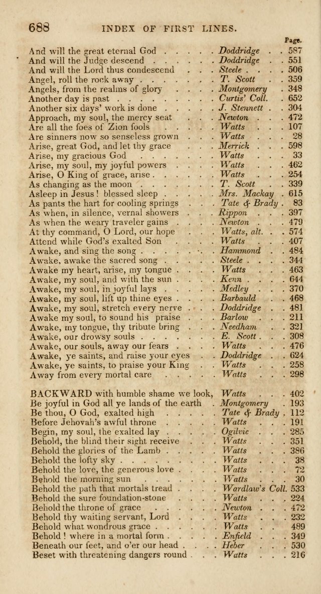 Psalms and Hymns, for Christian Use and Worship page 699