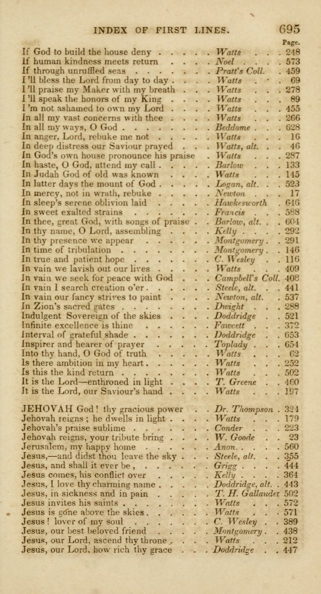 Psalms and Hymns, for Christian Use and Worship page 706