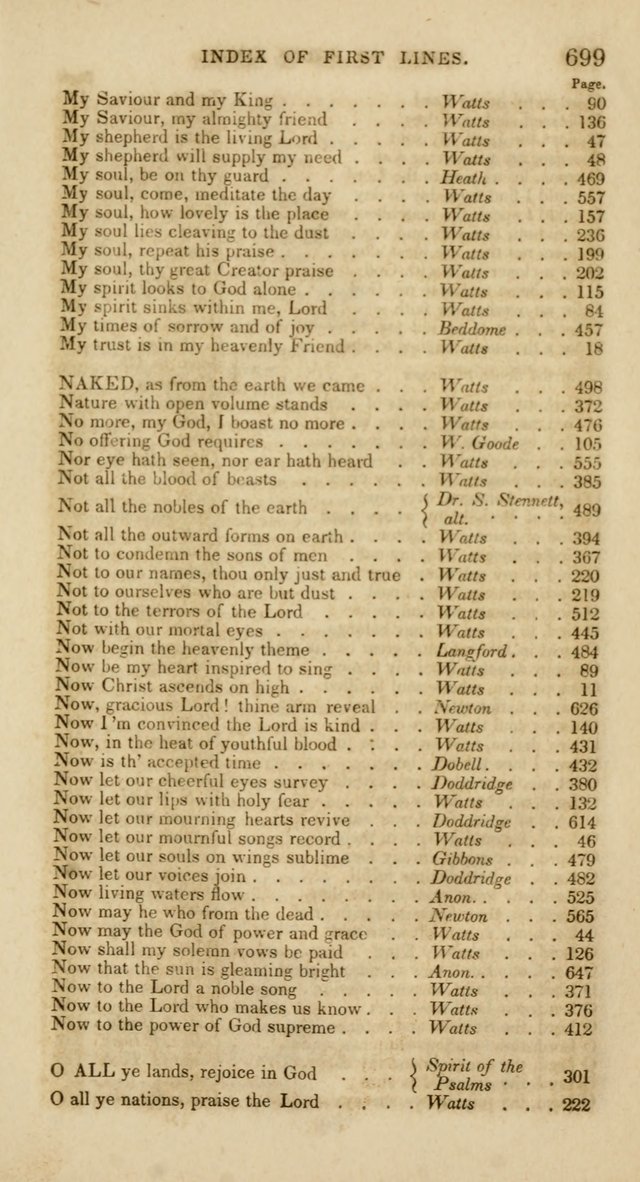 Psalms and Hymns, for Christian Use and Worship page 710