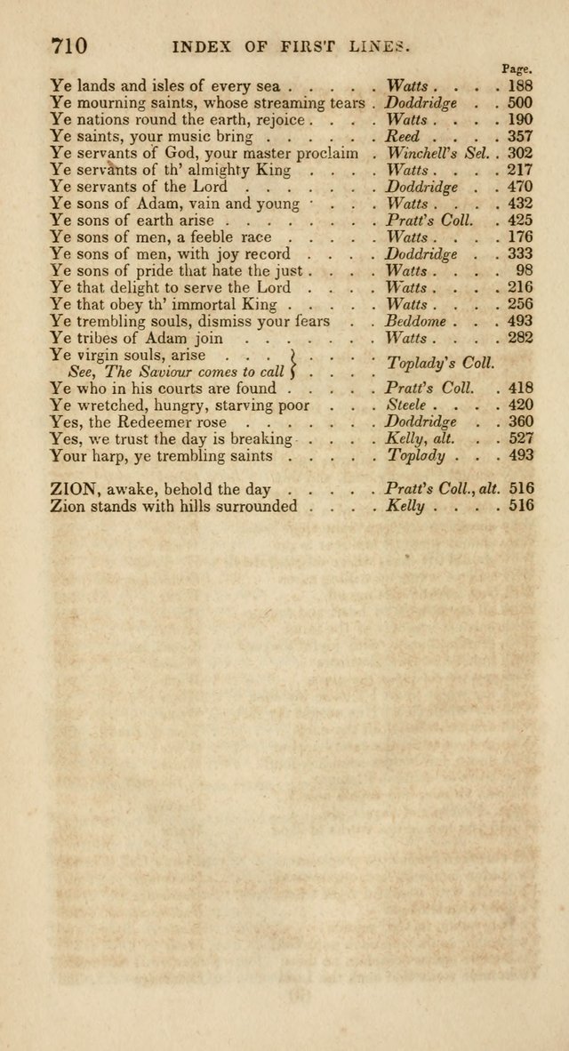 Psalms and Hymns, for Christian Use and Worship page 721