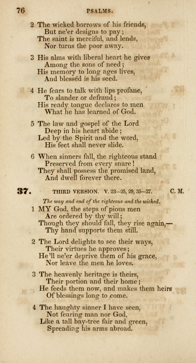 Psalms and Hymns, for Christian Use and Worship page 87