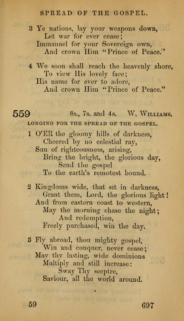 The Psalms and Hymns, with the Doctrinal Standards and Liturgy of the Reformed Protestant Dutch Church in North America page 705