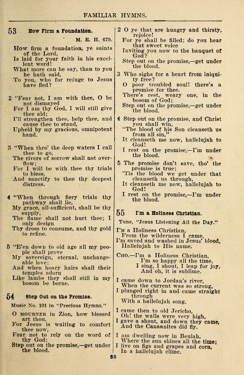 Praise Hymns and Full Salvation Songs page 53
