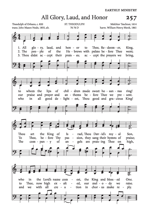 Psalms and Hymns to the Living God page 319