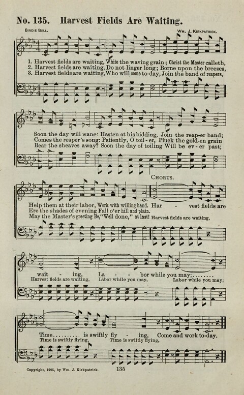Praise Him: containing many new and some of the best of the old hymns and tunes for all occasions of Christian work and worship page 133