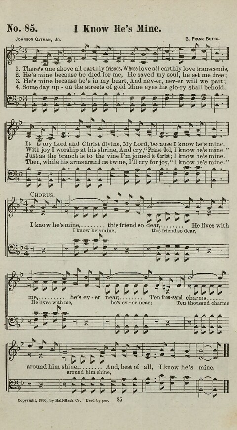 Praise Him: containing many new and some of the best of the old hymns and tunes for all occasions of Christian work and worship page 83