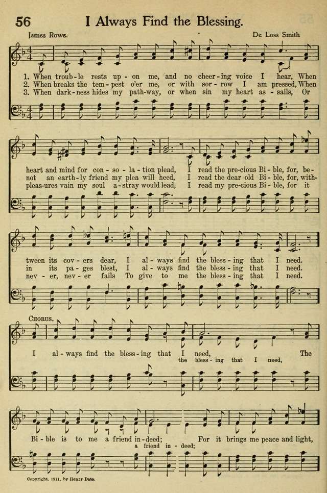 Pentecostal Hymns Nos. 5 and 6 Combined: a winnowed collection for young people