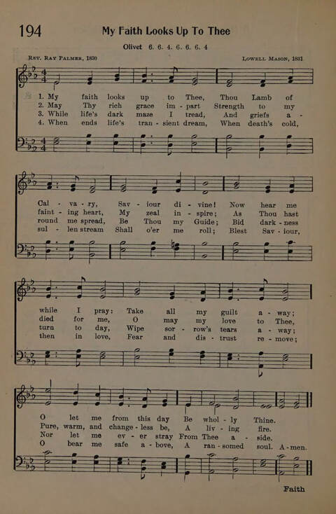 The Presbyterian Hymnal page 166