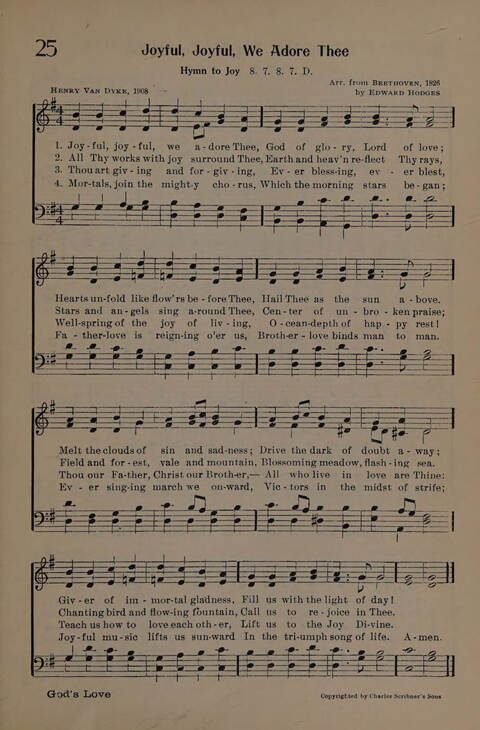 The Presbyterian Hymnal page 23