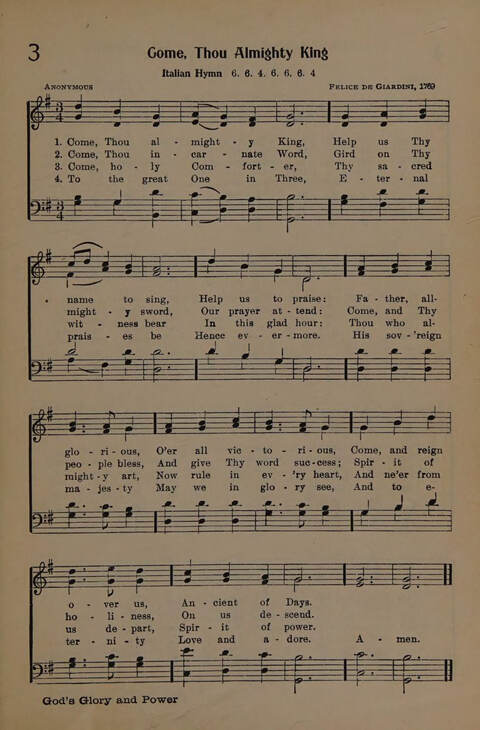 The Presbyterian Hymnal page 3