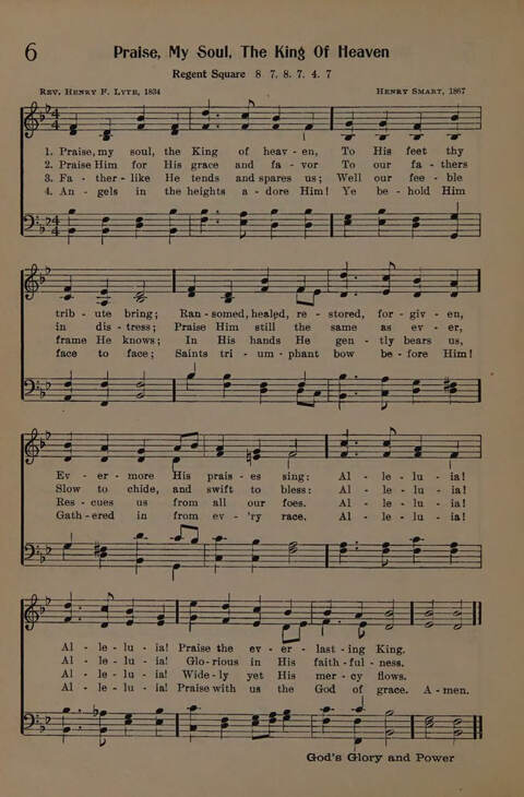 The Presbyterian Hymnal page 6