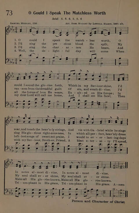 The Presbyterian Hymnal page 62