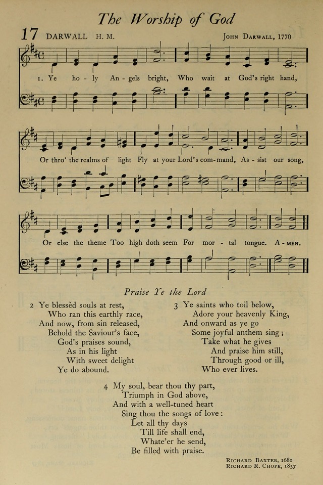 The Pilgrim Hymnal: with responsive readings and other aids to worship page 14