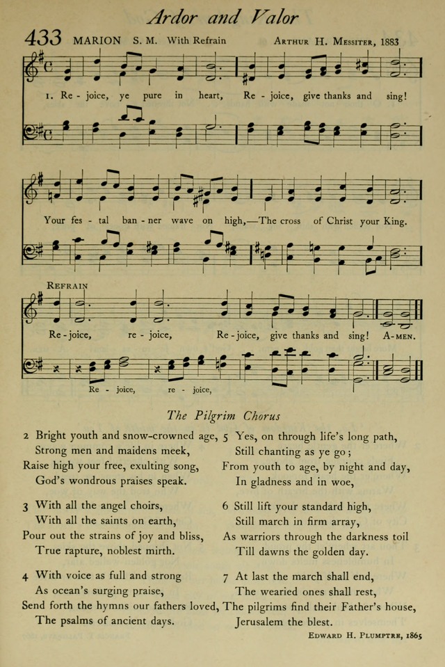 The Pilgrim Hymnal: with responsive readings and other aids to worship page 321