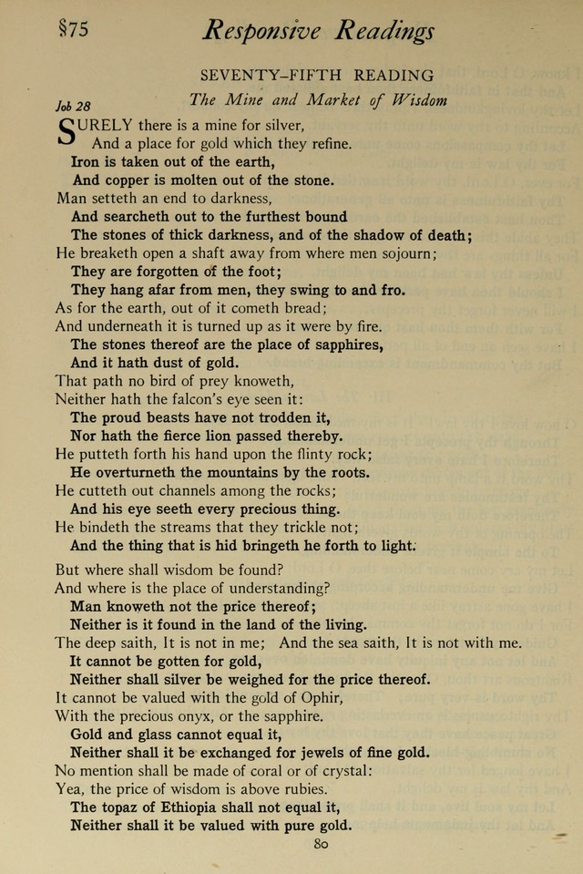 The Pilgrim Hymnal: with responsive readings and other aids to worship page 596
