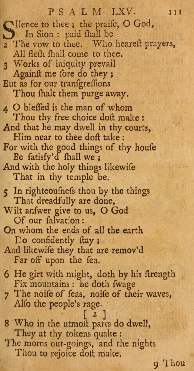 The Psalms, Hymns, and Spiritual Songs of the Old and New-Testament: faithfully translated into English metre: for the use, edification, and comfort of the saints...especially in New-England (25th ed) page 115