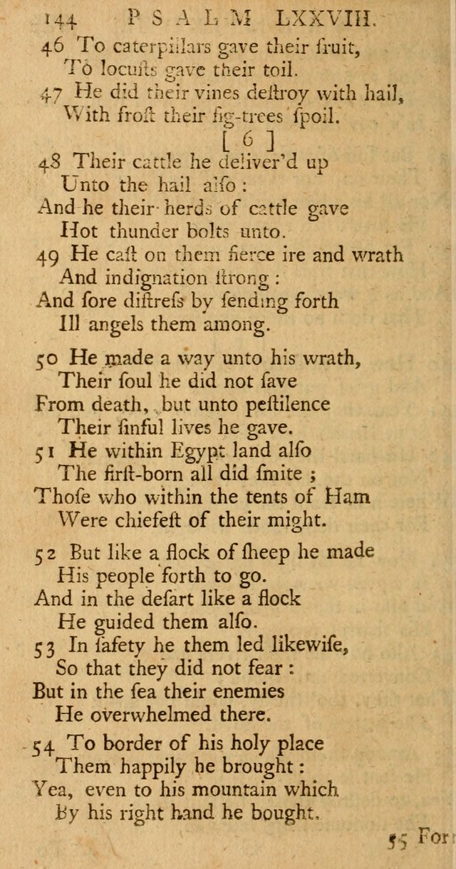 The Psalms, Hymns, and Spiritual Songs of the Old and New-Testament: faithfully translated into English metre: for the use, edification, and comfort of the saints...especially in New-England (25th ed) page 150
