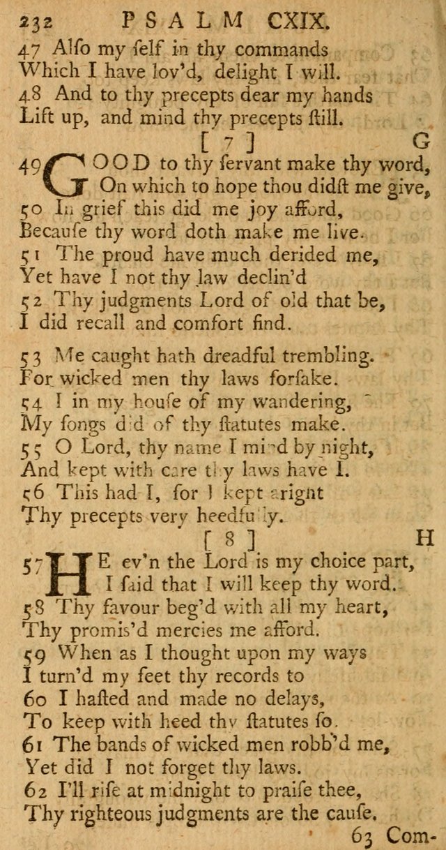 The Psalms, Hymns, and Spiritual Songs of the Old and New-Testament: faithfully translated into English metre: for the use, edification, and comfort of the saints...especially in New-England (25th ed) page 240