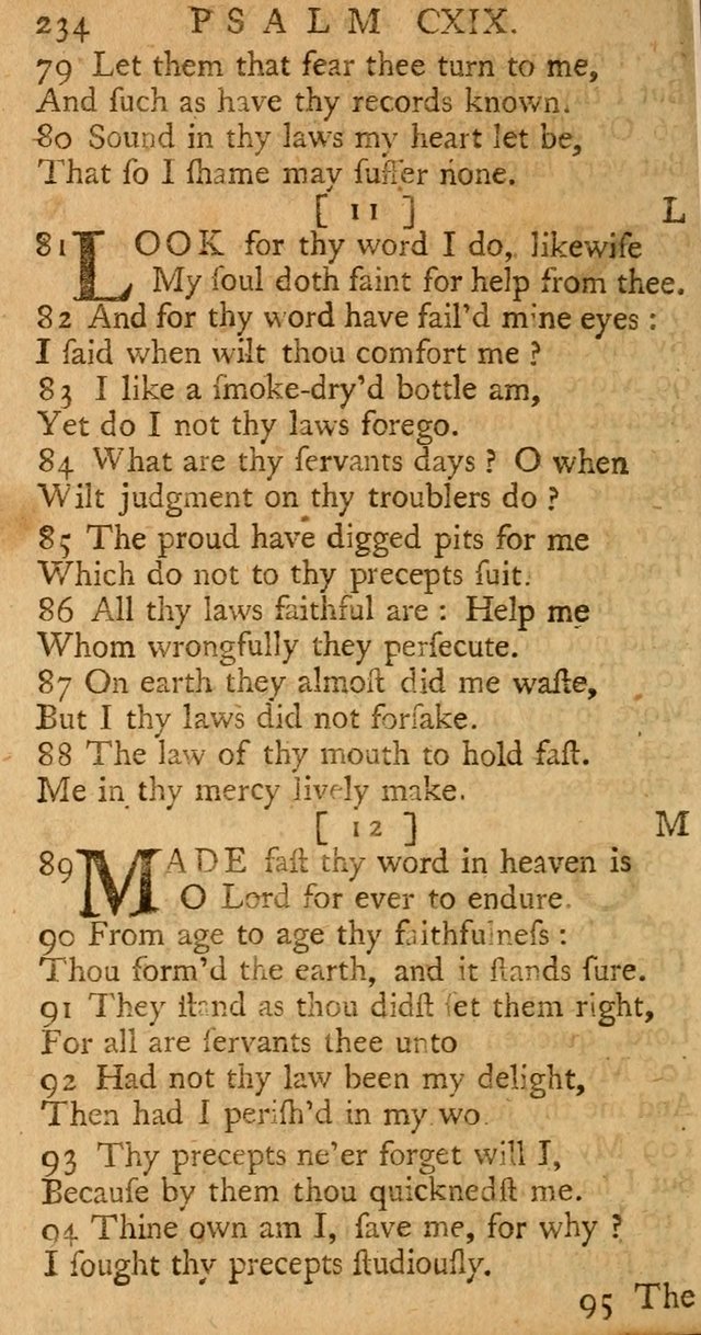 The Psalms, Hymns, and Spiritual Songs of the Old and New-Testament: faithfully translated into English metre: for the use, edification, and comfort of the saints...especially in New-England (25th ed) page 242