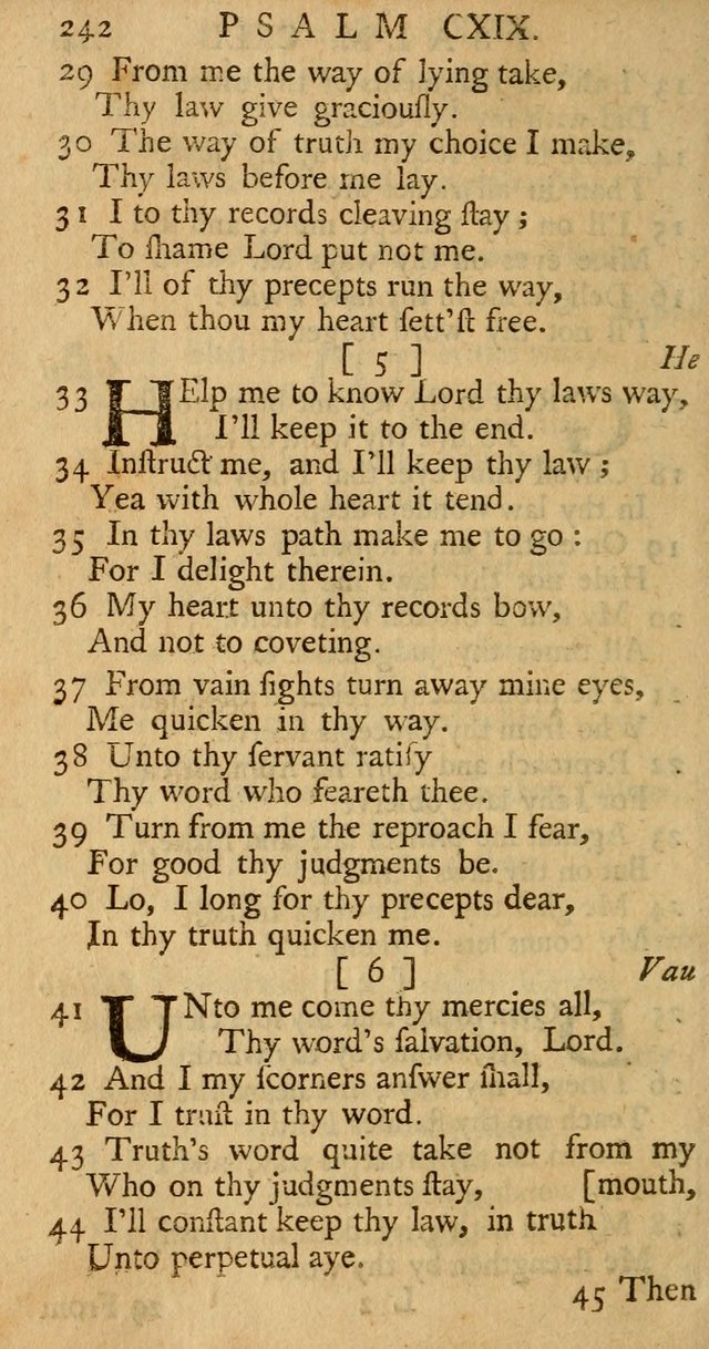 The Psalms, Hymns, and Spiritual Songs of the Old and New-Testament: faithfully translated into English metre: for the use, edification, and comfort of the saints...especially in New-England (25th ed) page 250