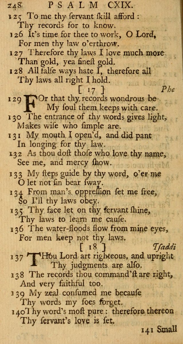 The Psalms, Hymns, and Spiritual Songs of the Old and New-Testament: faithfully translated into English metre: for the use, edification, and comfort of the saints...especially in New-England (25th ed) page 256