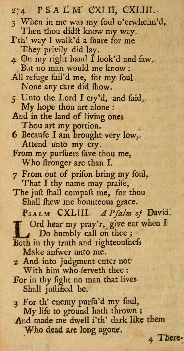 The Psalms, Hymns, and Spiritual Songs of the Old and New-Testament: faithfully translated into English metre: for the use, edification, and comfort of the saints...especially in New-England (25th ed) page 282
