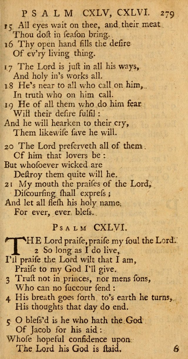 The Psalms, Hymns, and Spiritual Songs of the Old and New-Testament: faithfully translated into English metre: for the use, edification, and comfort of the saints...especially in New-England (25th ed) page 287