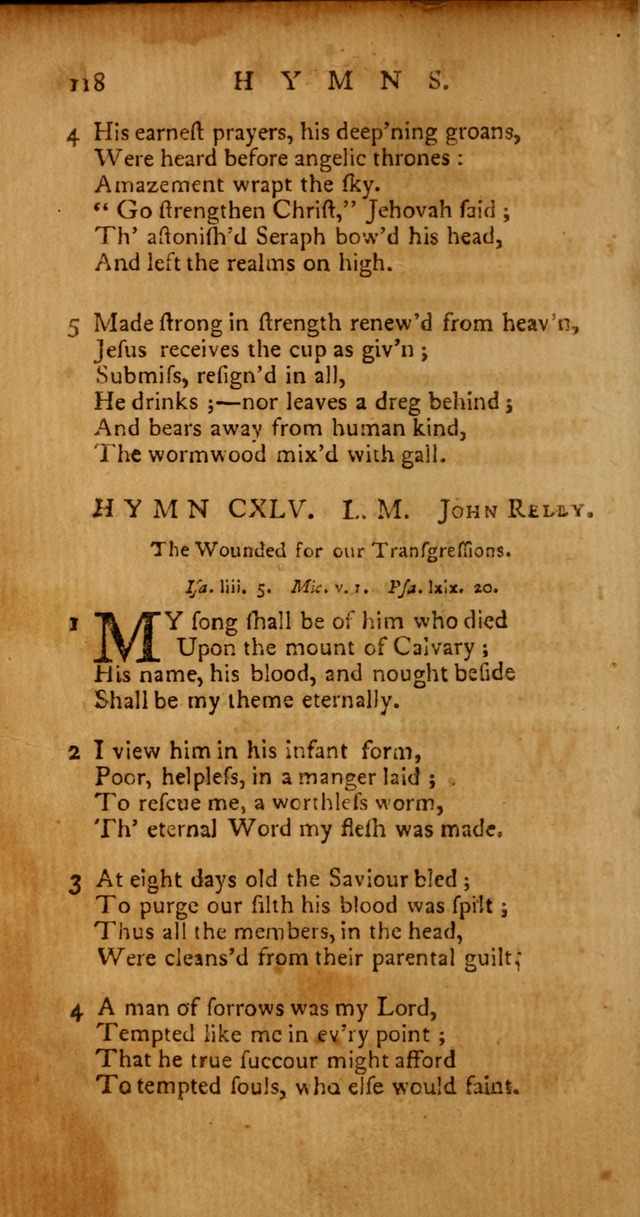 Psalms, Hymns and Spiritual Songs: selected and original, designed for the use of the Church Universal in public and private devotion page 118