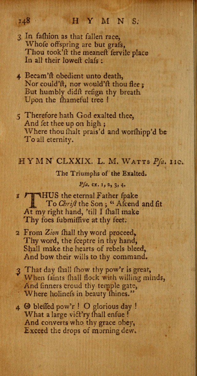 Psalms, Hymns and Spiritual Songs: selected and original, designed for the use of the Church Universal in public and private devotion page 148