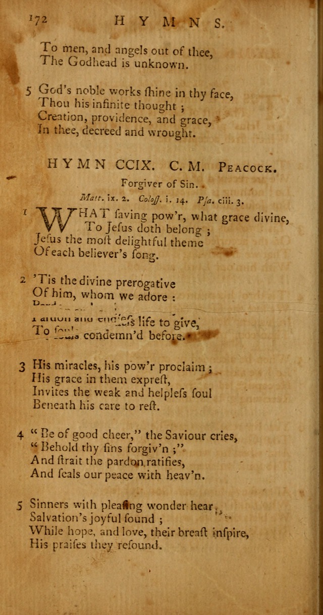 Psalms, Hymns and Spiritual Songs: selected and original, designed for the use of the Church Universal in public and private devotion page 172