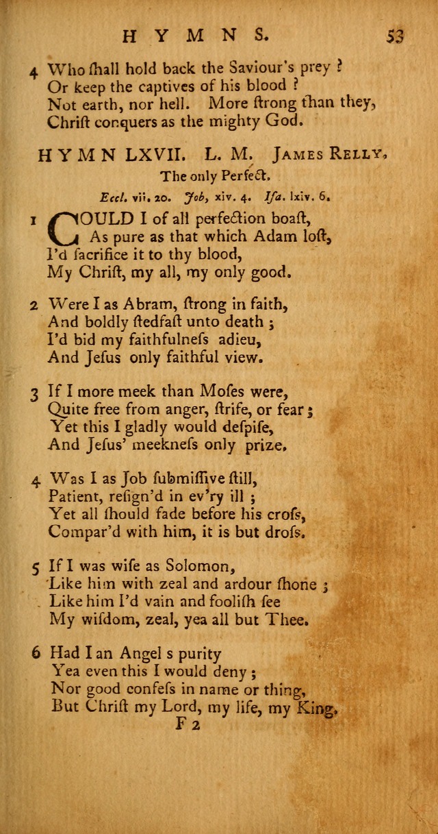 Psalms, Hymns and Spiritual Songs: selected and original, designed for the use of the Church Universal in public and private devotion page 53