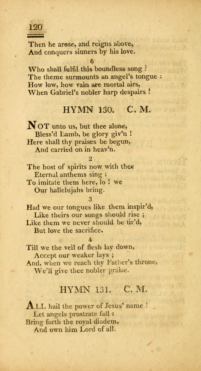 Psalms, Hymns and Spiritual Songs: selected and designed for the use of  the church universal, in public and private devotion; with an appendix, containing the original hymns omitted in the last ed. page 122