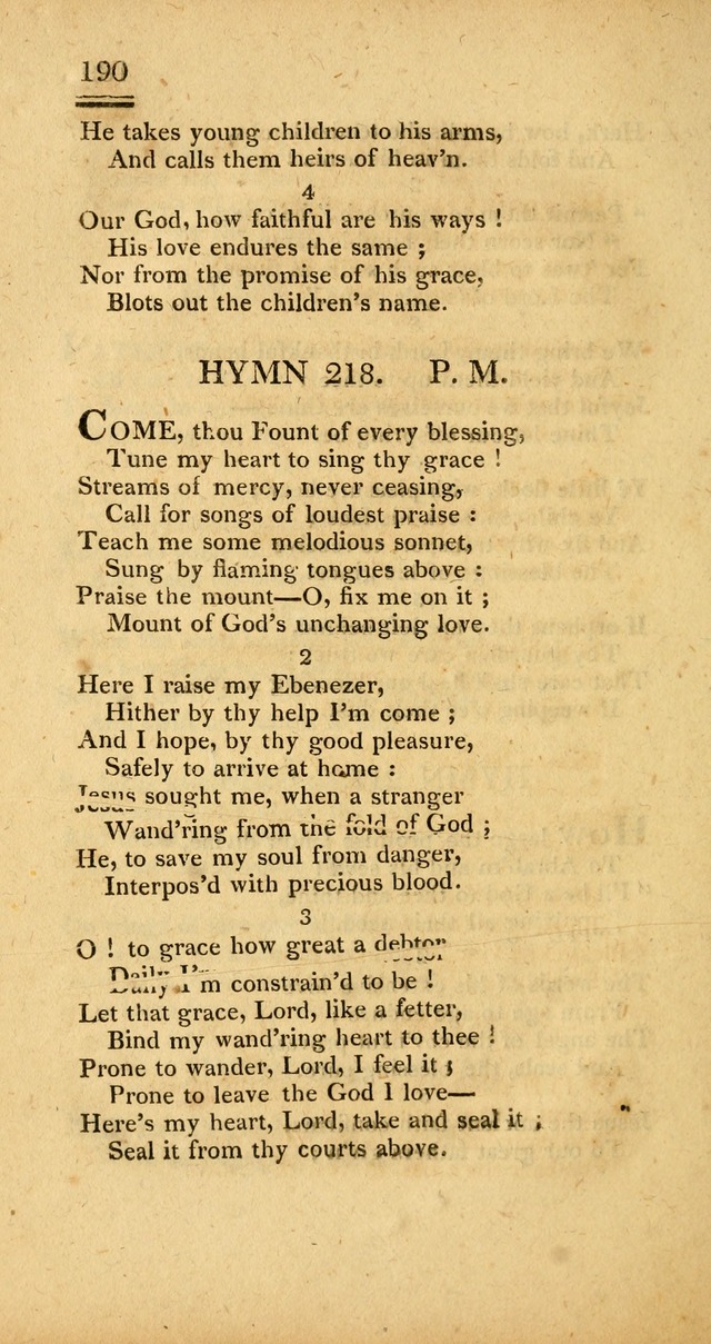 Psalms, Hymns and Spiritual Songs: selected and designed for the use of  the church universal, in public and private devotion; with an appendix, containing the original hymns omitted in the last ed. page 192