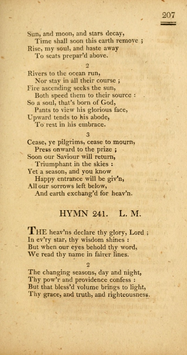 Psalms, Hymns and Spiritual Songs: selected and designed for the use of  the church universal, in public and private devotion; with an appendix, containing the original hymns omitted in the last ed. page 209