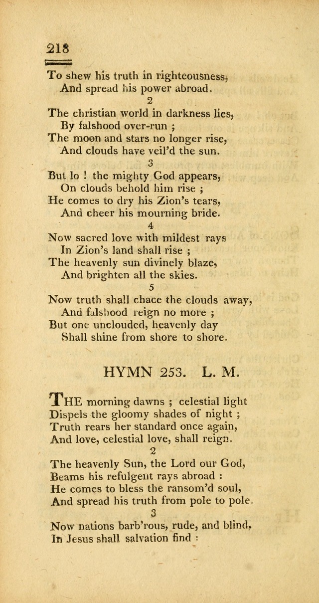 Psalms, Hymns and Spiritual Songs: selected and designed for the use of  the church universal, in public and private devotion; with an appendix, containing the original hymns omitted in the last ed. page 220