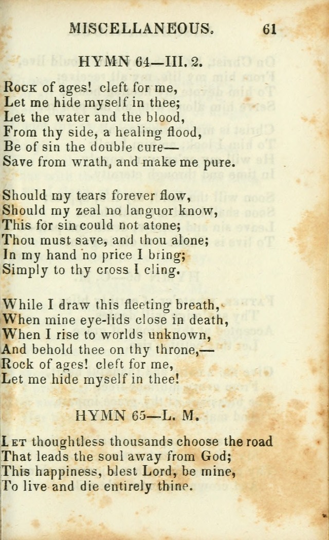 Psalms, Hymns and Spiritual Songs, Original and Selected. (14th stereotype ed.) page 317