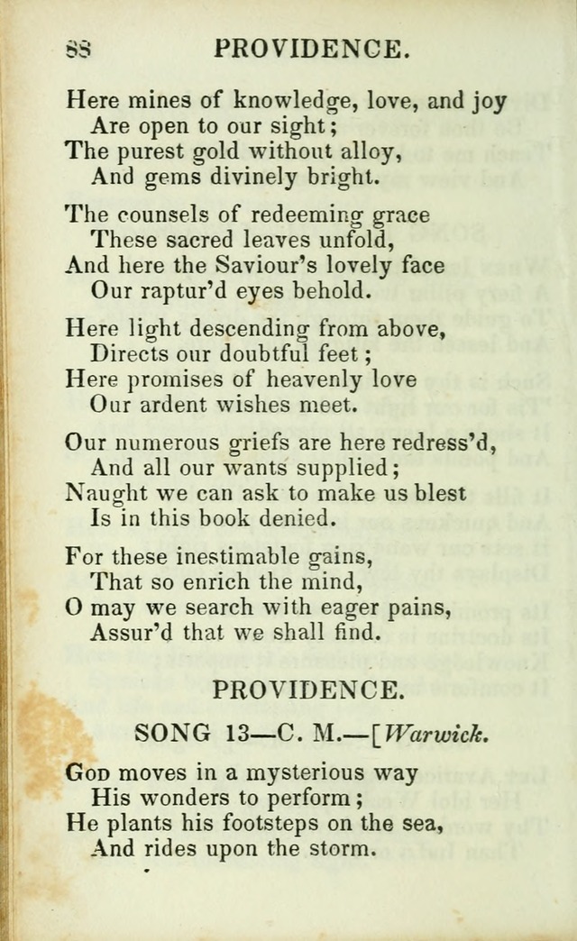 Psalms, Hymns and Spiritual Songs, Original and Selected. (14th stereotype ed.) page 88